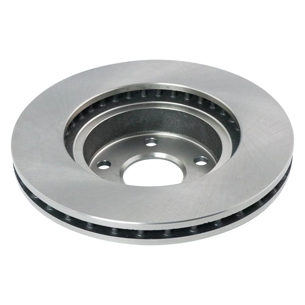 Trq Front Brake Rotors Set Vented Compatible With 1993-2001 Subaru Impreza 1990-2000 Legacy