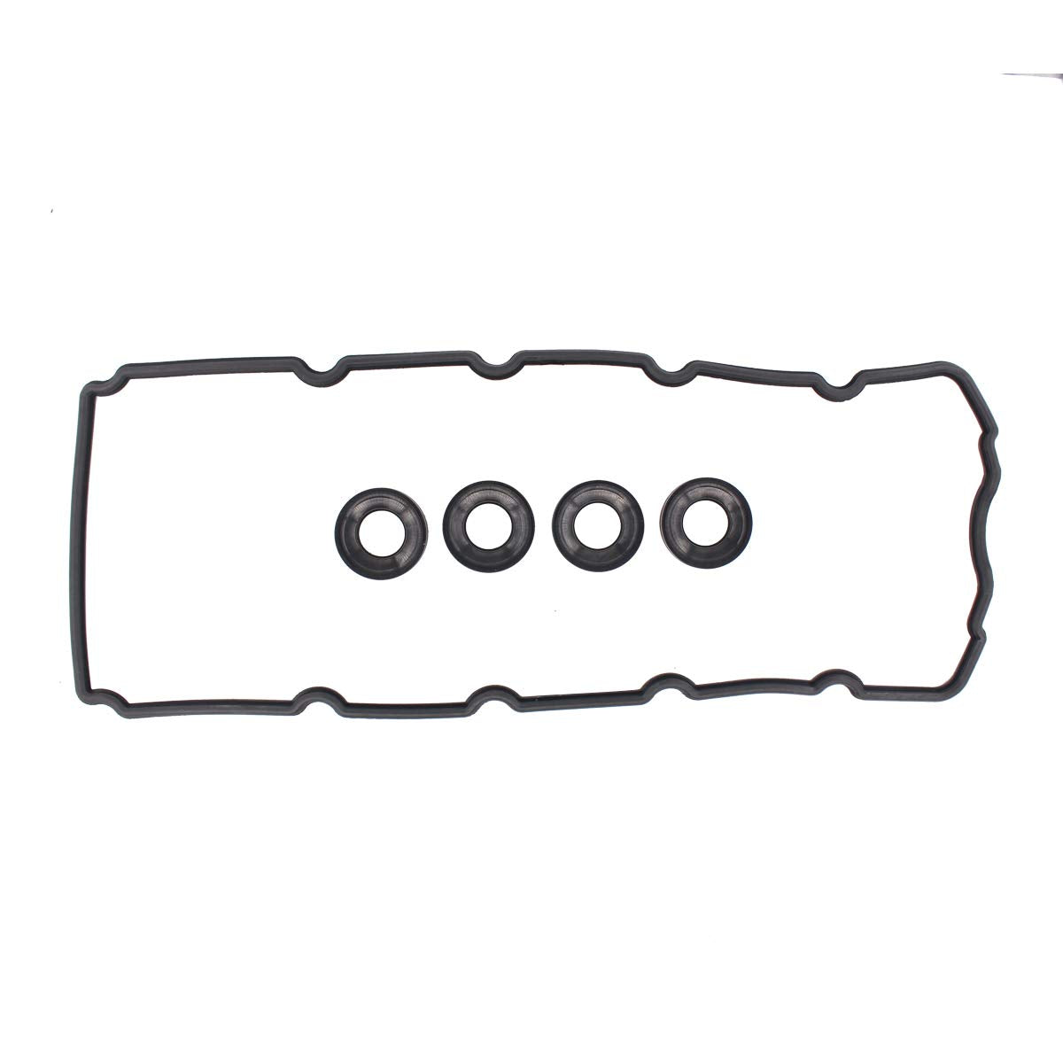NewYall Engine Valve Cover Gasket Set with Spark Plug Tube Seals