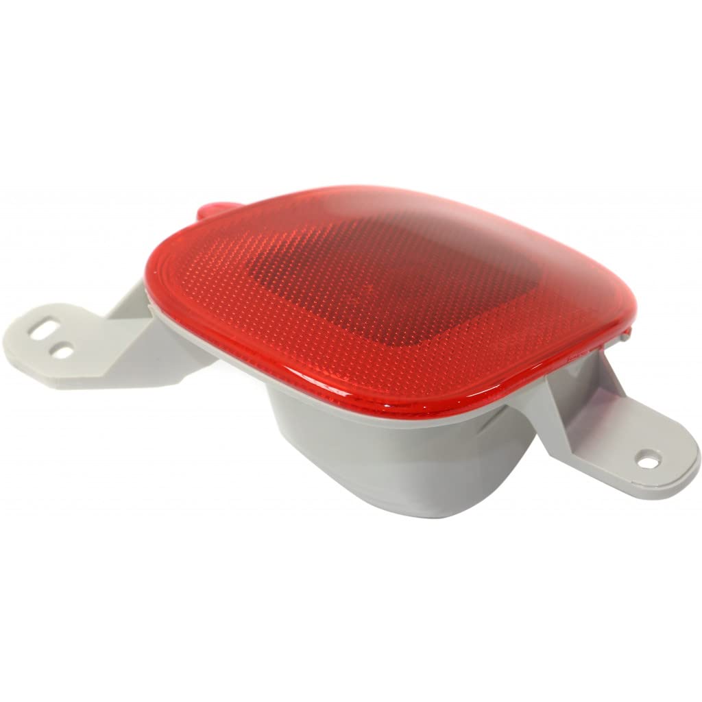 For Jeep Renegade 2015 2016 2017 2018 Bumper Reflector Passenger Side | Rear | Capa | Replacement For Ch1185103, Ch1185103C | 19