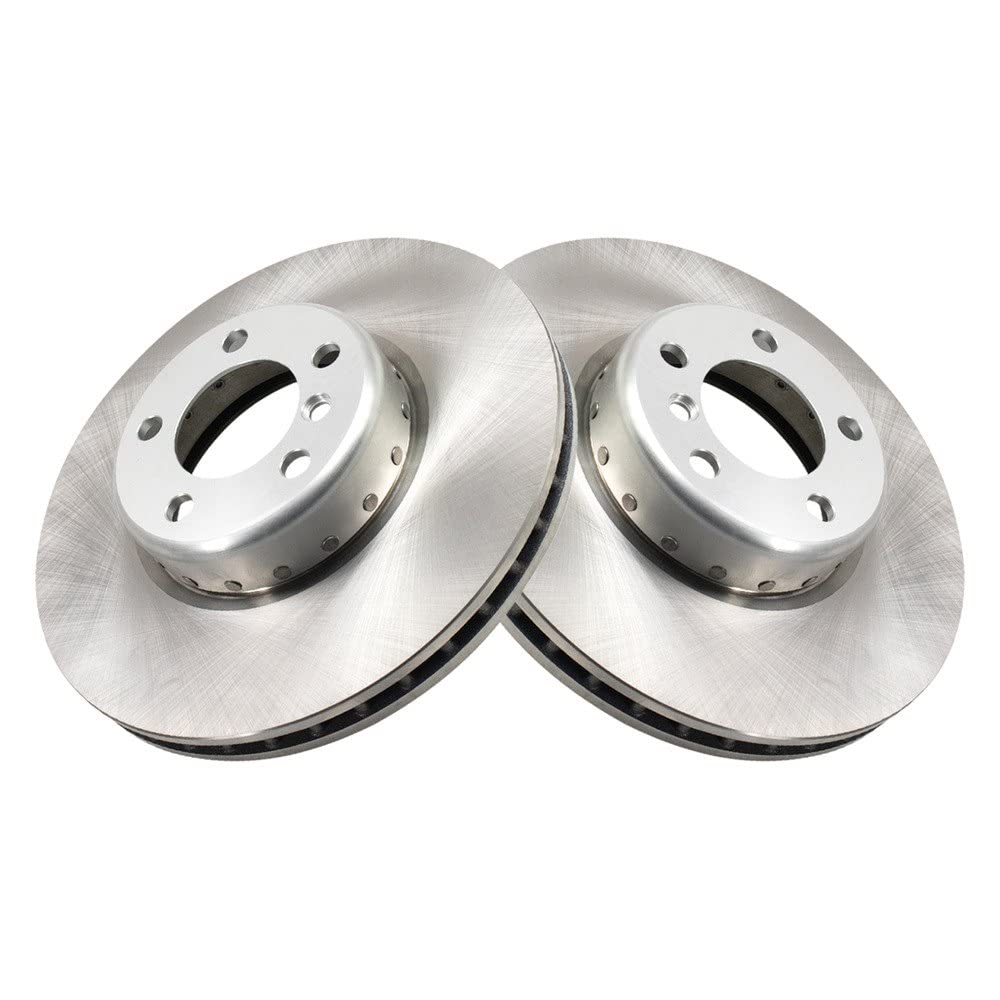 Trq Front Disc Brake Rotor Lh Rh Kit Pair Set Of 2 For Bmw 2 3 4 Series