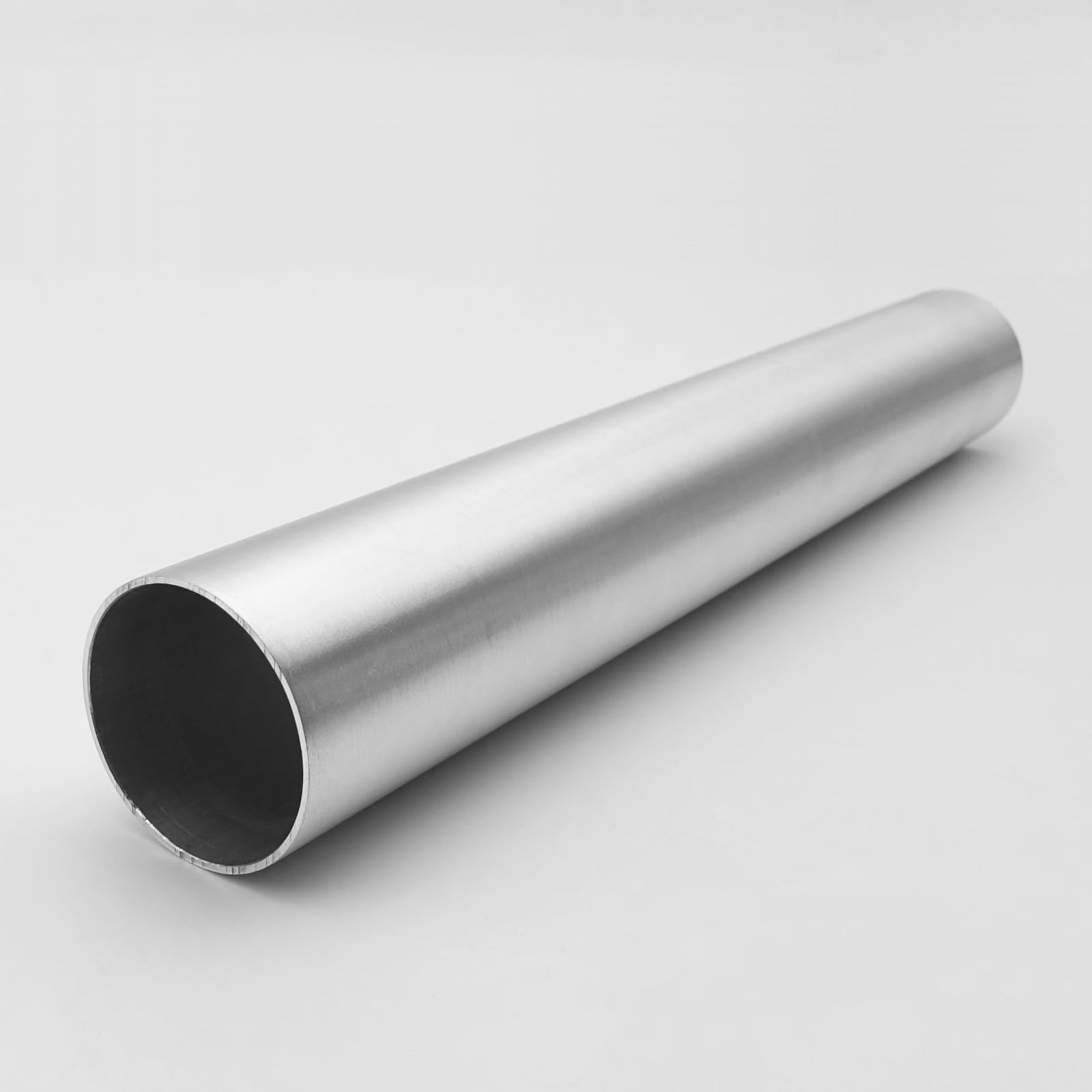 Ac Performance 1.75'' (45Mm) Od Straight Aluminum Intercooler Pipe Air Intake Tube, Brushed Finish