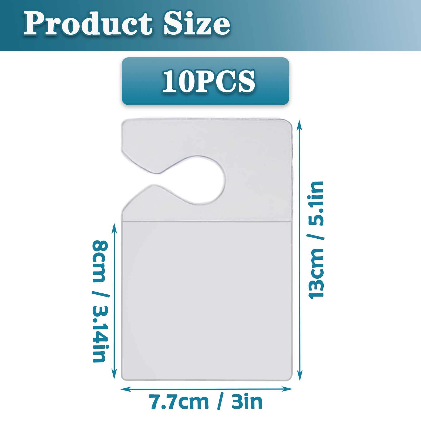 Clear Parking Permit Holder, Car Vertical Parking Lot Pass Rear View Mirror Hanger Vehicle Parking Pass Hang Tag Holder For Car