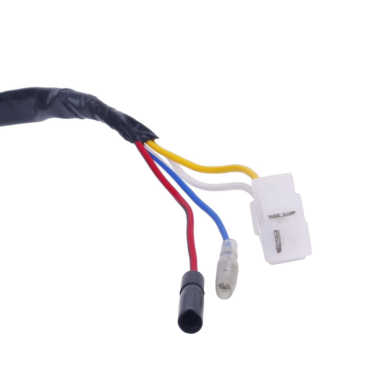 Glixal Gy6 49Cc 50Cc 80Cc 100Cc 8-Poles Dual Ignition Coils Magneto Stator For 139Qmb 139Qma Chinese Scooter Moped Atv Go-Kart Buggy Engine Taotao Vento Icebear Sunl (Alternating Current)