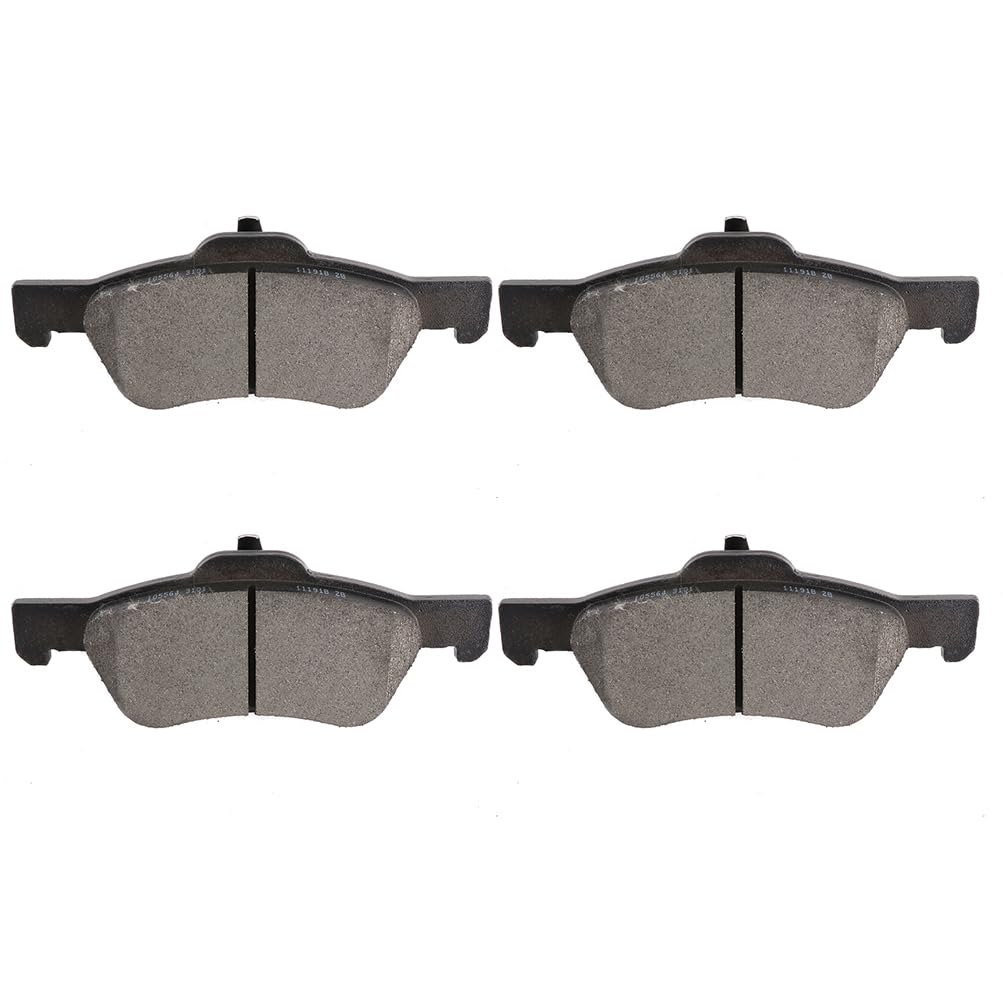 SCITOO Disc Brake Pads Kits D1047-8445 Semi Metallic Front Brake Pads Set Fit For Ford For Escape 2005-2010,For Mazda For Tribut
