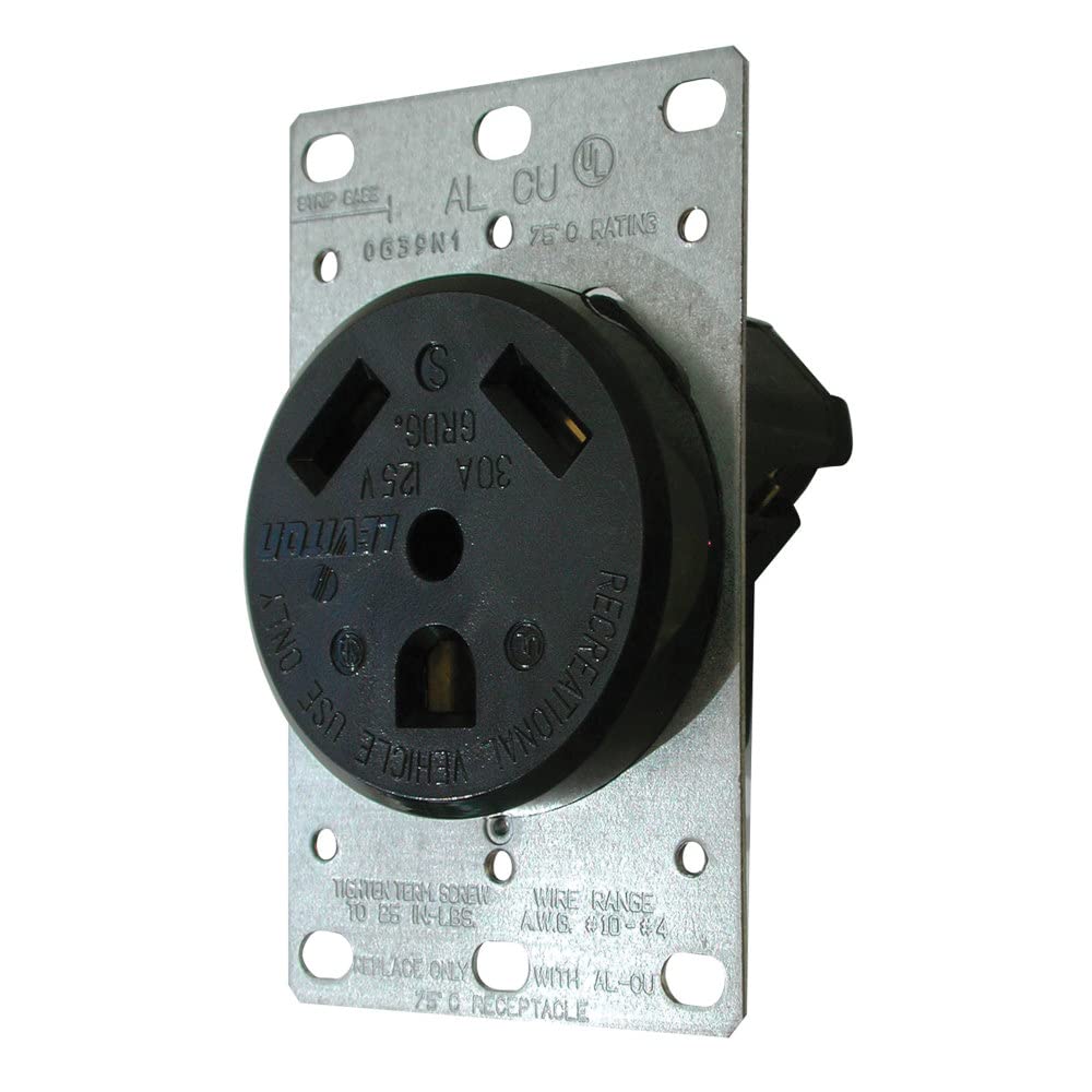 Valterra Diamond Group 3830 Black Receptacle