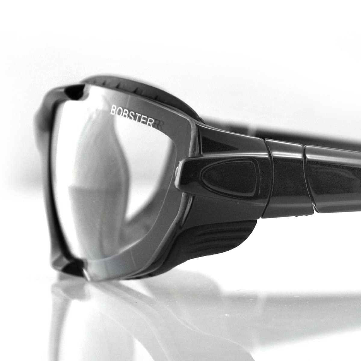 Bobster  Renegade, Gloss Black Frame, Clear Photochromic Lens