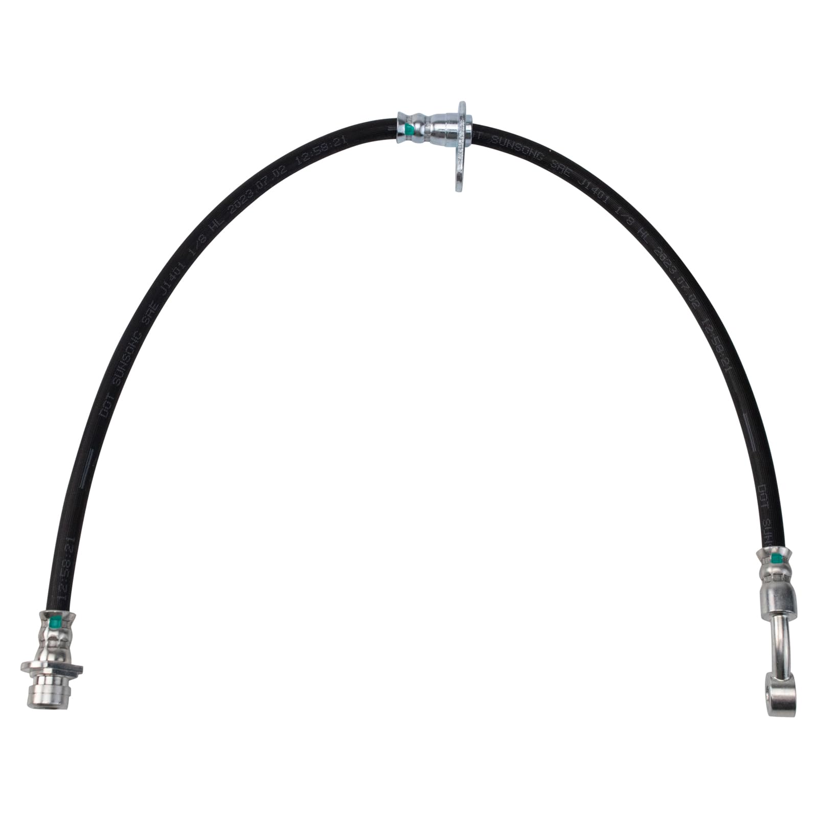 Trq Front Brake Hose Set Compatible With 2003-2011 Honda Element
