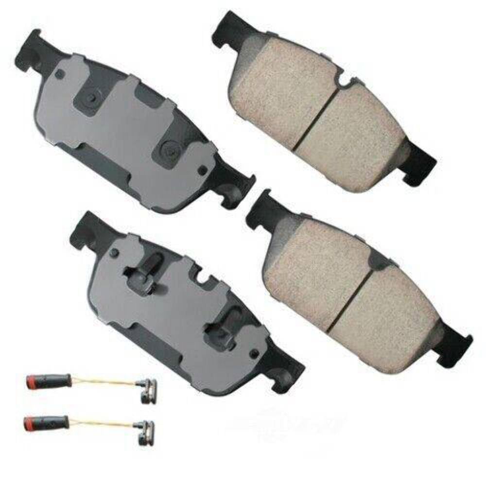 Akebono Brakes  Brake Pad Set  Superior initial effectiveness with no required breakin period, 1 Year limit warranty (EUR1636