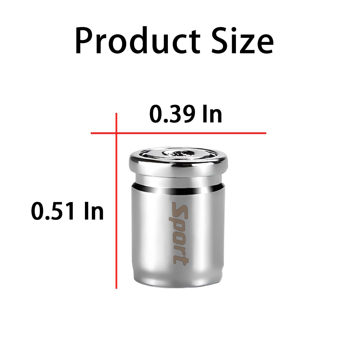 Tire Valve Stem Cap, Anti-Theft Design Zinc Alloy Stem Covers, 4 Pcs Auto Wheel Cap Sets With Rubber Seal, Universal Vehicle Accessories Fit For Cars, Trucks, Motorcycles, Bicycles (Silver)