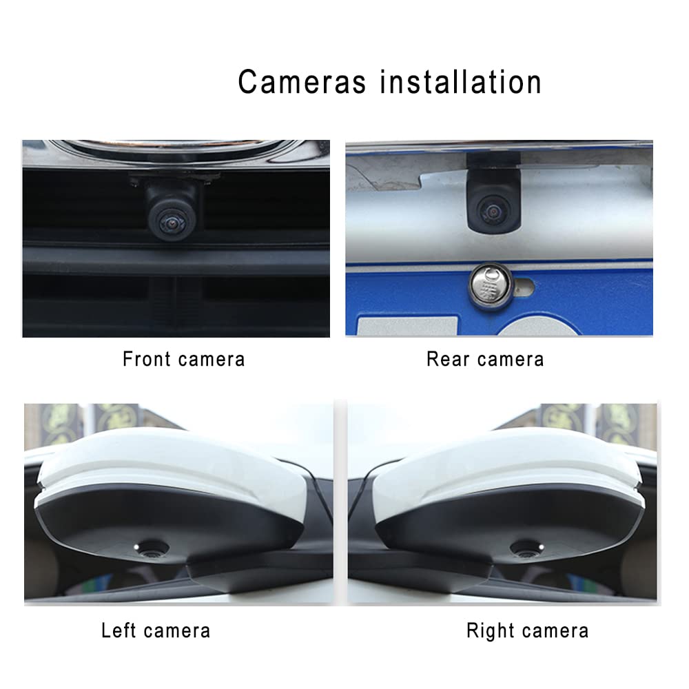 Weivision 360° Bird View Car Backup Camera System, HD 1080P DVR, Model BDV01-HD