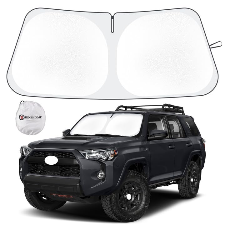Shinehome Car Windshield Sun Shade Compatible With 2010-2025 Toyota 4Runner 4-Runner 5Th Gen Suv, Sr5 Trail Limited Accessories