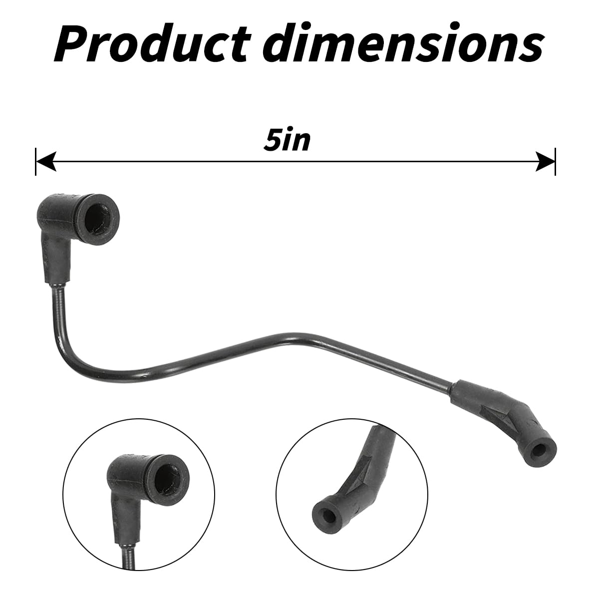 Osilly Car Fuel Pressure Regulator Vacuum Hose, Oem#17113556 Automotive Fuel Regulator Vacuum Line Tube For 4.8L 5.3L 6.0L, Universal For Avalanche Yukon Sierra Rainier Vehicles Tahoe & More