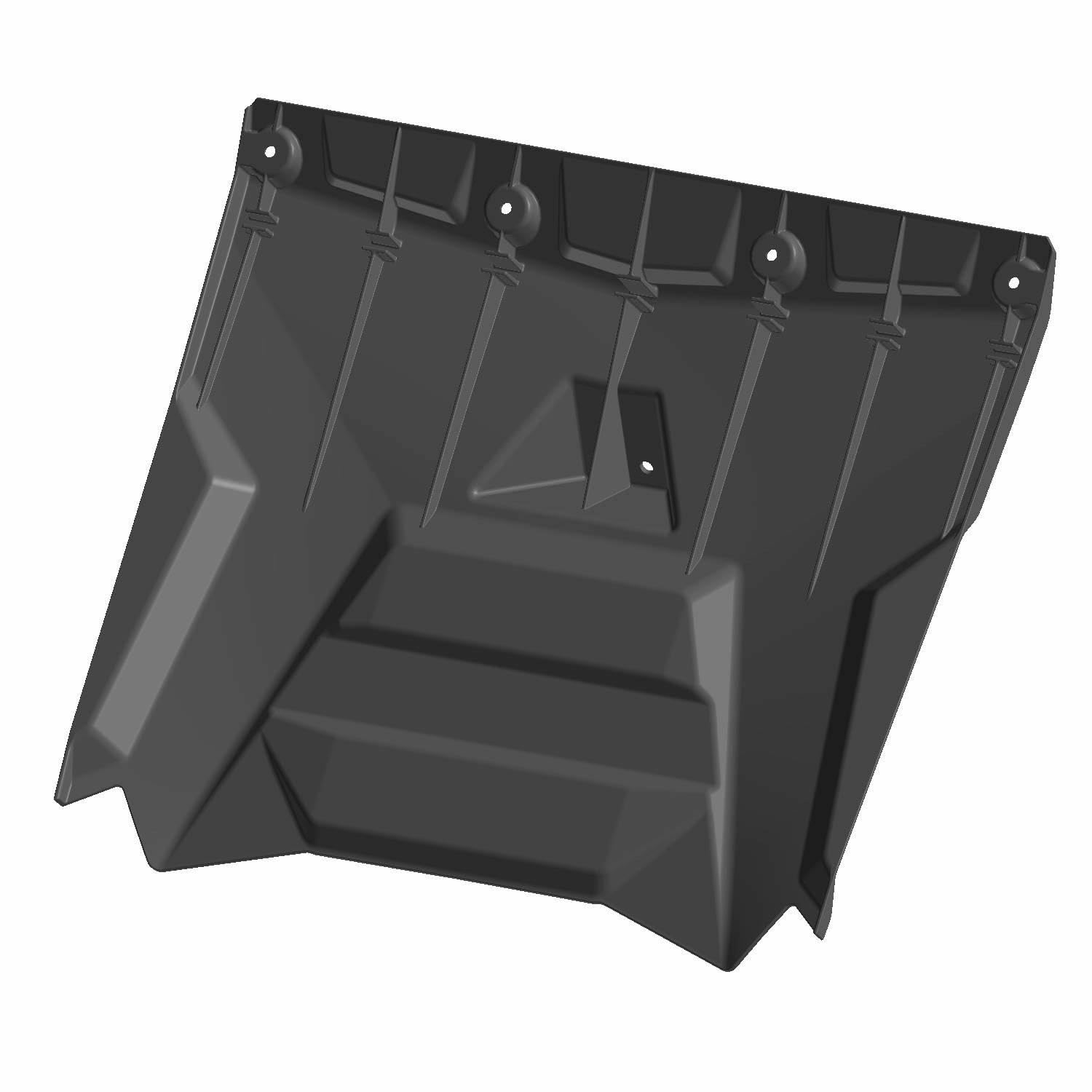 Polaris Snowmobile Snow Flap, for Specific Voyageur, Indy ADV and INDY Adventure Models, Short, Gloss Black, Genuine OEM Part - 
