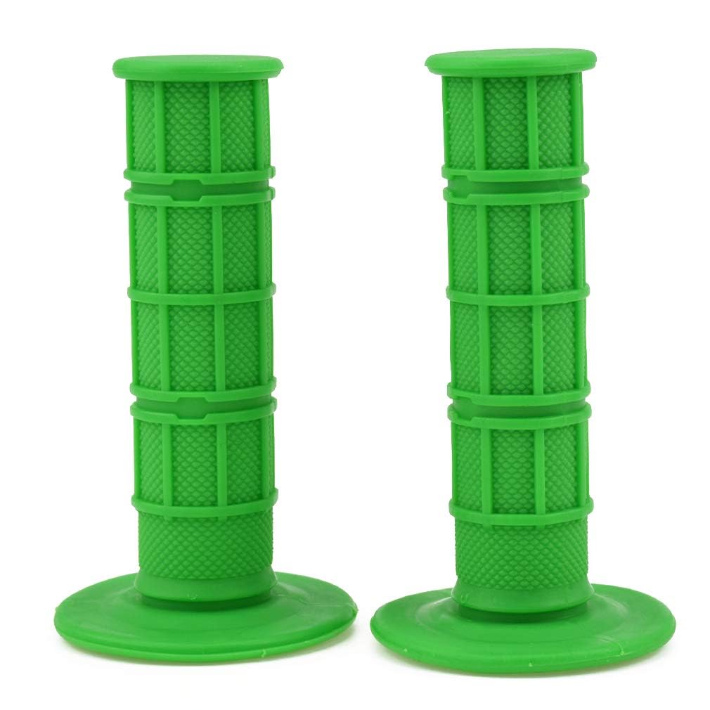 HIAORS 7/8'' 22mm and 24mm Universal Motorcycle Grips Hand Grips Compatible with Kawasaki KX65 KX85 KX125 50cc 110cc 70cc Pit Di