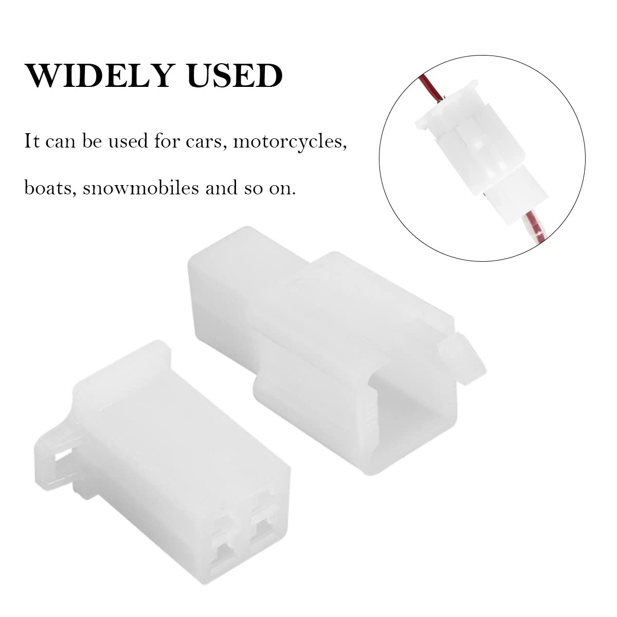 Gffg 720Pcs Automotive Electrical Wire Connectors Kit, 2.8Mm 2 3 4 6 9 Pin Automotive Electrical Wire Connectors Pin Header Crim