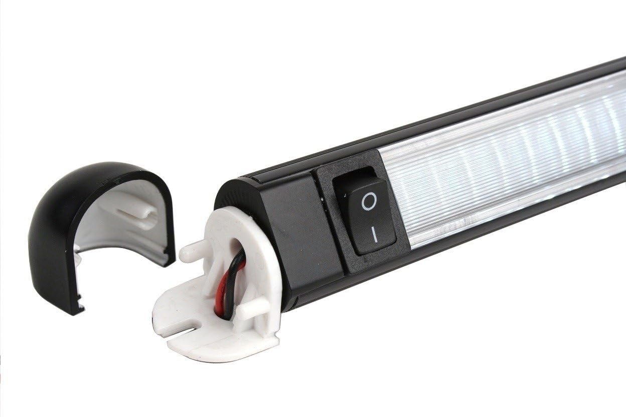 Led Bar Light - Pivoting, Water Proof, 18'' Lamp, 12 Volt Dc Led Courtesy Convenience Lamp, 18'' With On/Off Switch