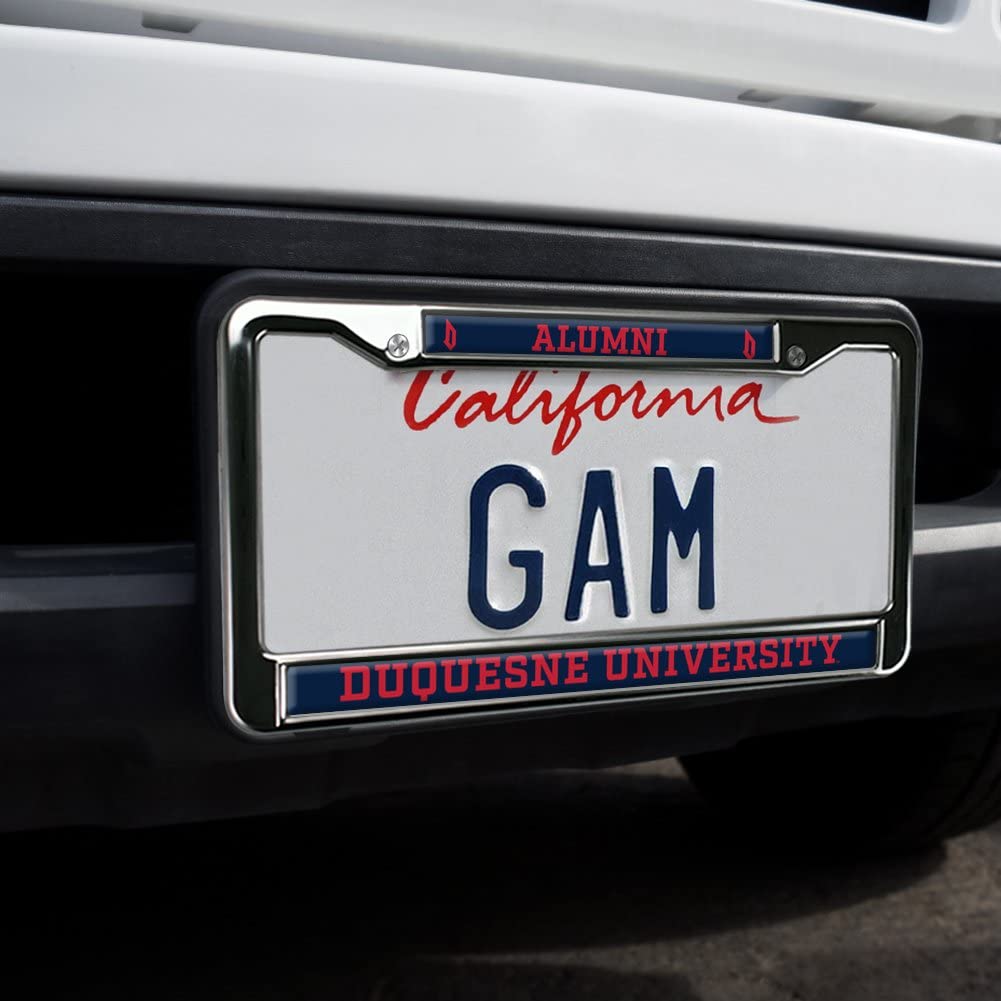Duquesne University Alumni Logo Full Size Standard License Plate Metal Frame
