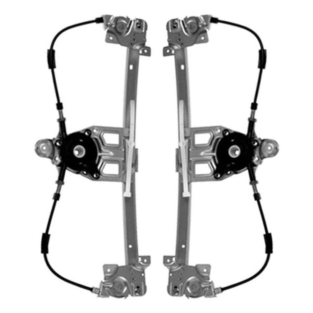 Trq Rear Power Window Regulator Set Compatible With 1992-1993 Mercedes-Benz 300Sd 300Se 1992 400Se 1993 400Sel 500Sel 600Sel 199
