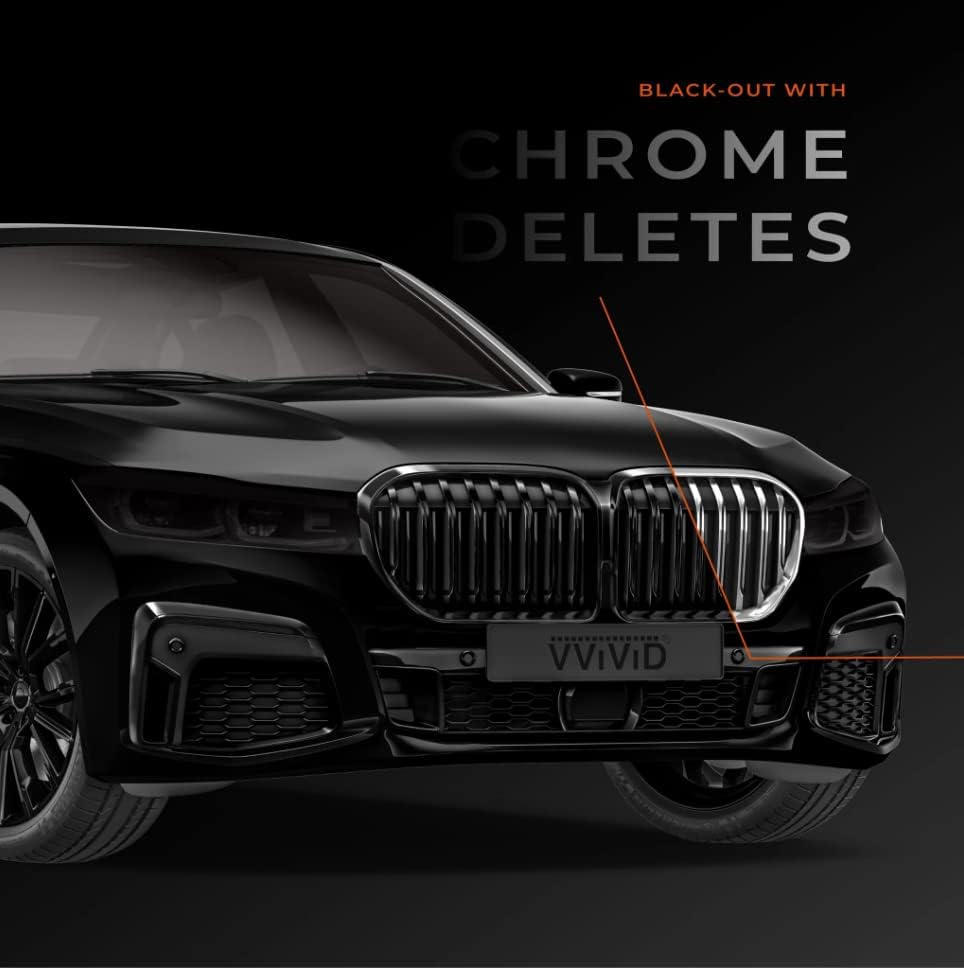 Vvivid Black Gloss Air-Release Adhesive Vinyl Tape Roll (17.75 Inch X 20Ft)