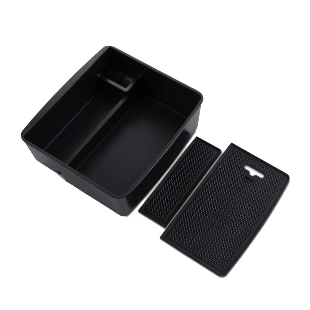 Autoxbert Armrest Storage Box Phone Holder Center Console Organizer Container Tray For Toyota Land Cruiser Prado Lc150 Fj150 Lex