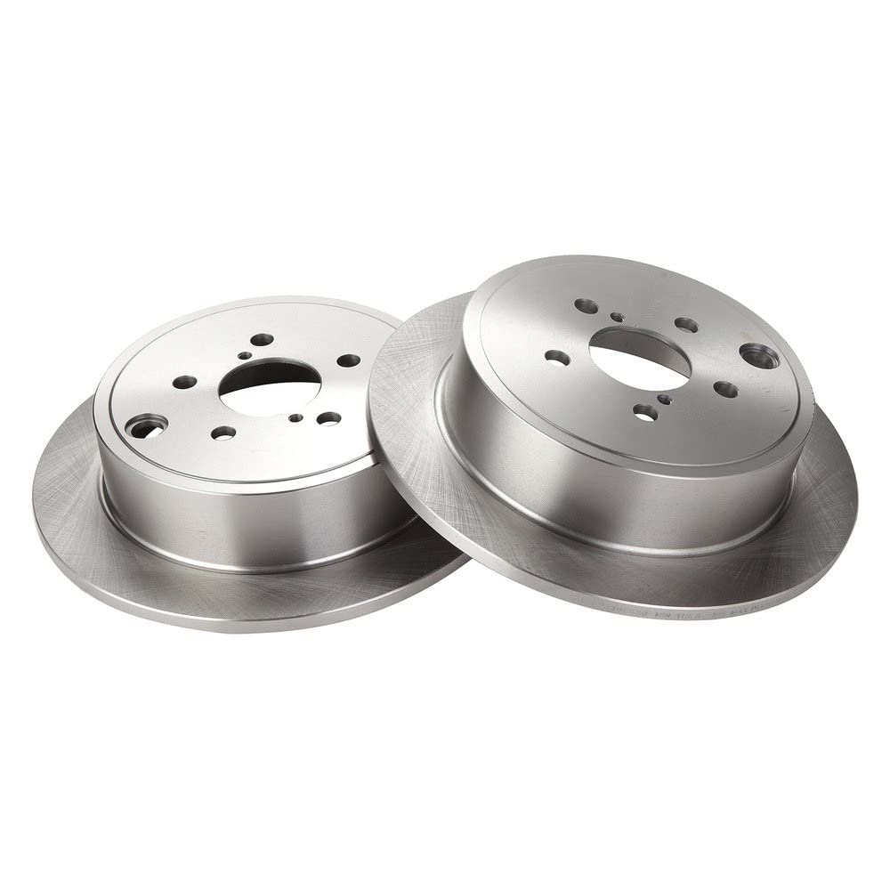 Trq Rear Brake Rotors Set Solid Compatible With 2013-2015 Subaru Brz 2009-2013 Forester 2008-2014 Impreza 2010-2014 Legacy Outba