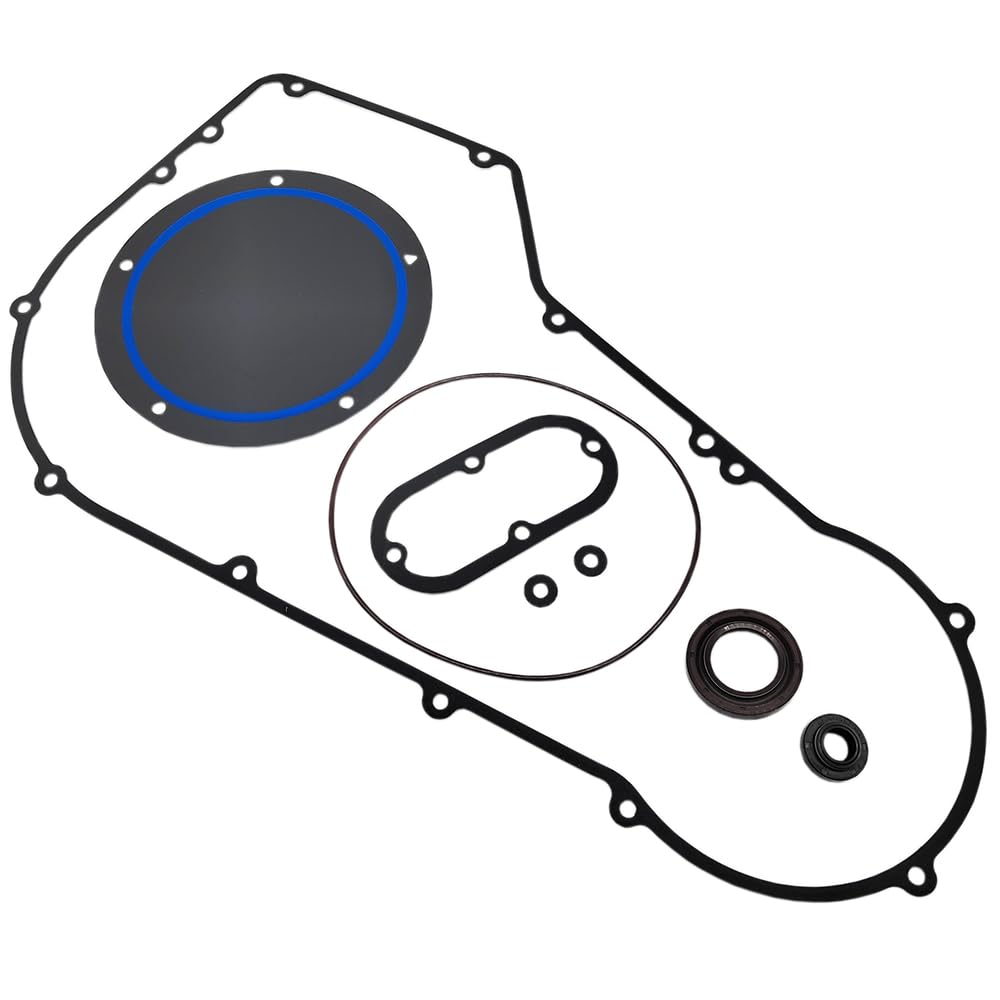 Biglknm Primary Cover Gasket Kit Compatible With Harley-Davidson Dyna & Softail Fat Boy Heritage Springer Night Train 1994-2005