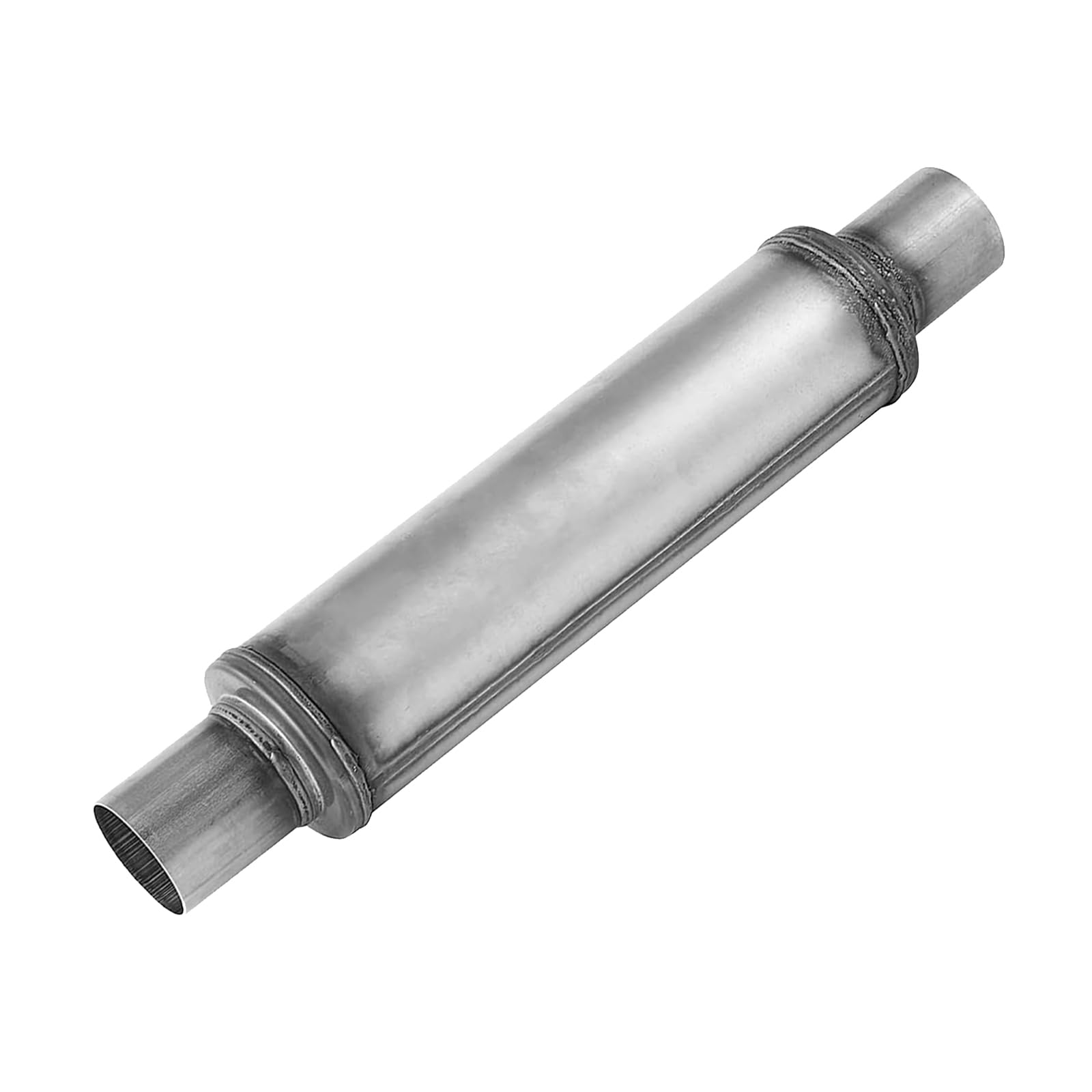 3'' Exhaust Muffler,Universal 3 mufffler Stainless Steel Straight Through Design Performance Muffler 3,3 inch Muffler Resonator 