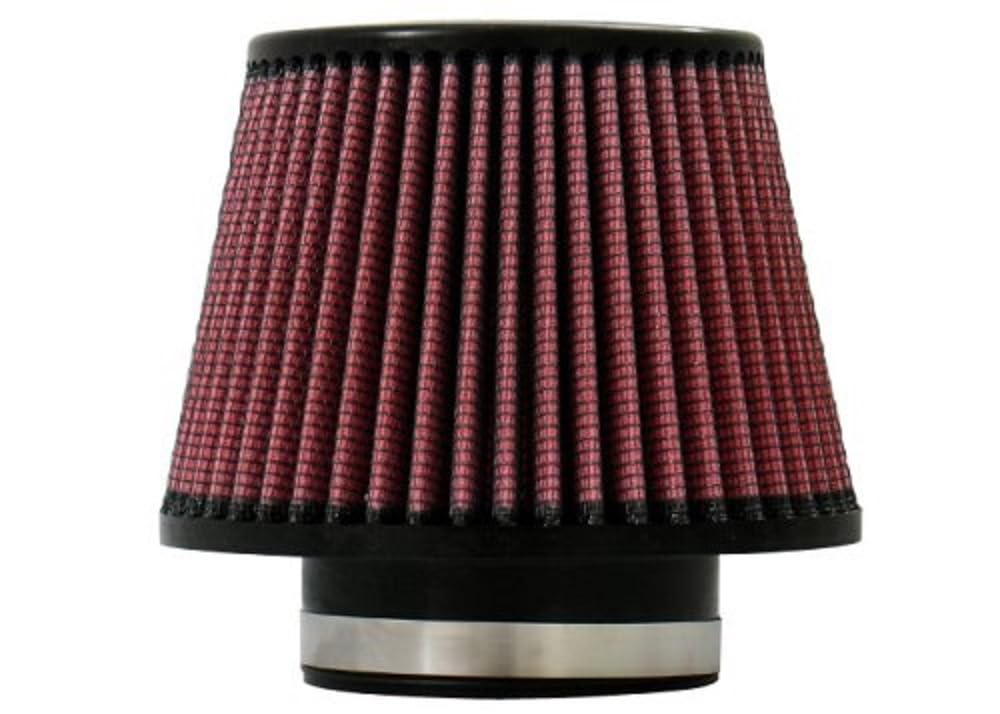 Injen Technology X-1015-BR Black and Red 3.5&quot; High Performance Air Filter