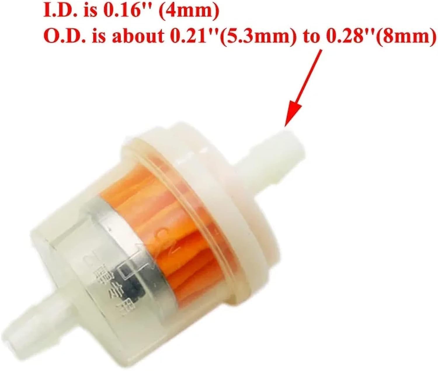 Pro Bat Fuel Line Tube Oil Gas Line Petrol Hose 5Mm/0.2'' For Atv Dirt Bike Go Kart Moped Pocket Bike Most Of Chinese Scooter Wi