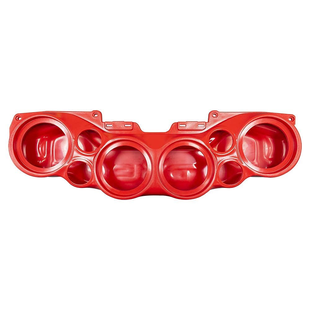 DS18 JL-SBAR Red Jeep Wrangler Overhead Soundbar for JL 2007-2021 Will Accommodate 4 x 8-inch Speakers, 4 x 1.75-inch Tweeters,