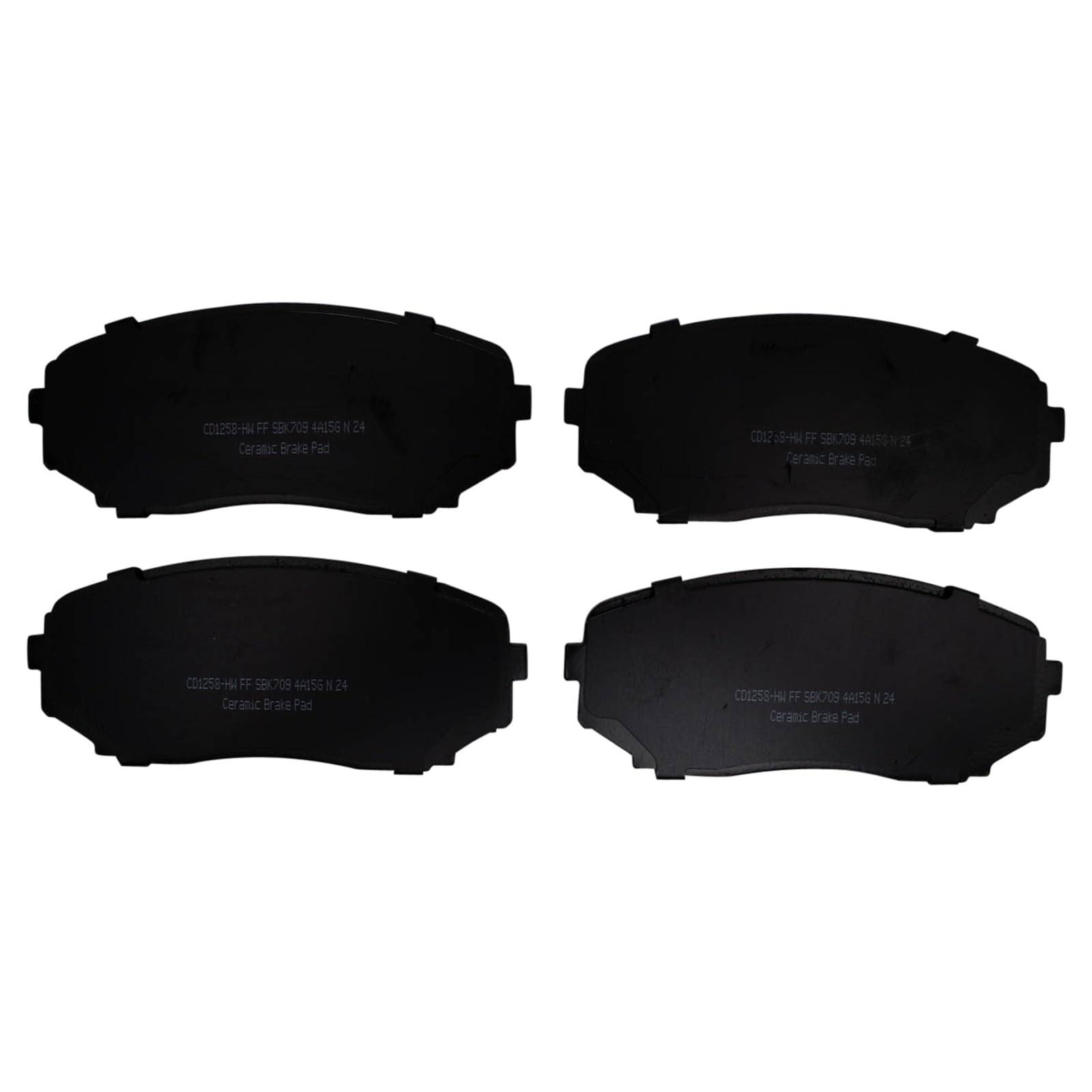 TRQ Front Brake Pads Ceramic Compatible with 2007-2014 Ford Edge 2007-2015 Lincoln MKX 2019 Mazda CX-5 2007-2012 CX-7 2007-2021