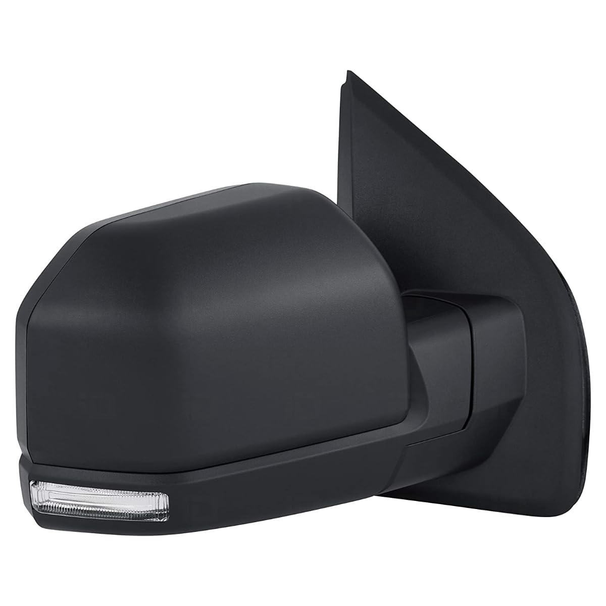 Autoshack Passenger Mirror Power Black Textured Heated Manual Folding Replacement For 2015-2018 Ford F-150 2.7L 3.0L 3.3L 3.5L 5