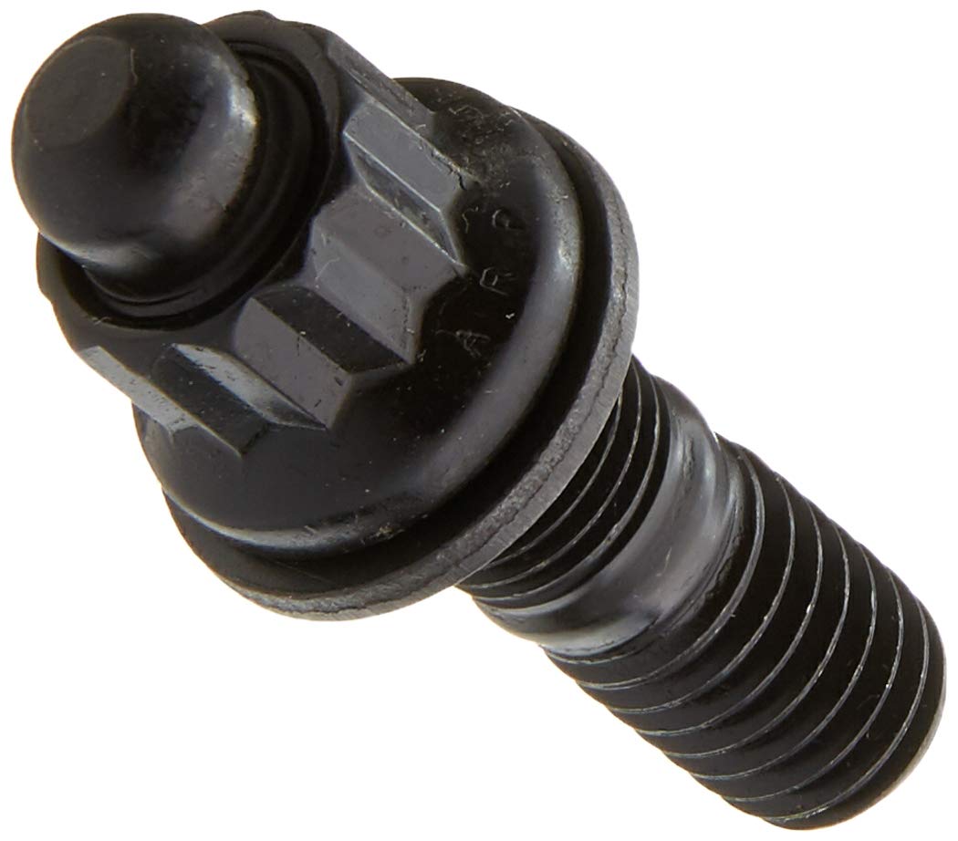 Arp 1001402 Header Studs With 12-Point Nuts, Chrome Moly Steel With Black Oxide Finish, Set Of 12, For Select Chevrolet Small Bl