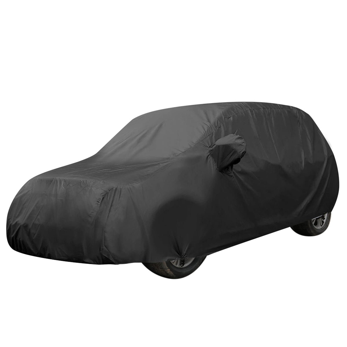 uxcell YL Waterproof Breathable All-Weather Car Cover with Mirror Pockets - Sun/UV/Snow/Rain Protection for Hatchback, Coupe, Sm