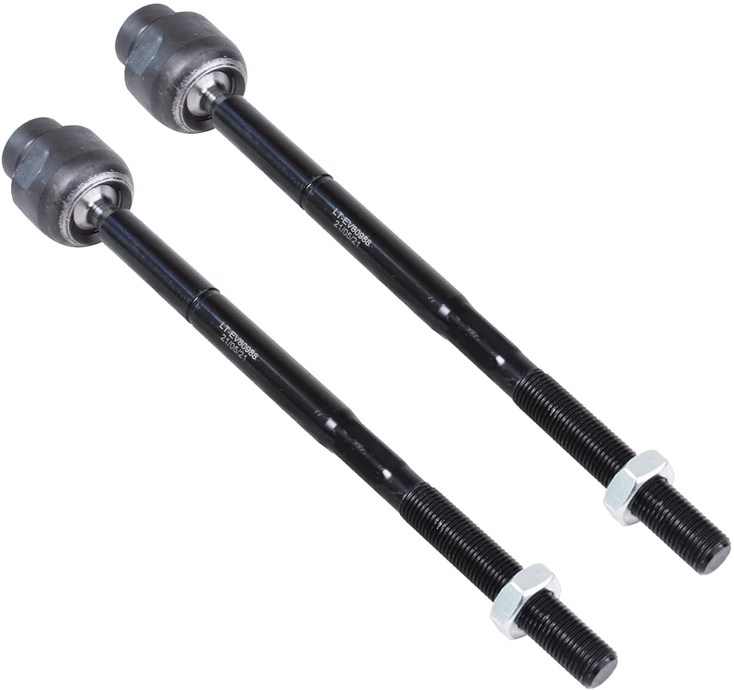 Detroit Axle - Front 4Pc Tie Rods For 04-12 Chevy Malibu Pontiac G6 Saturn Aura, 4 Inner & Outer Tie Rod Ends 2004 2005 2006 2007 2008 2009 2010 2011 2012 Replacement