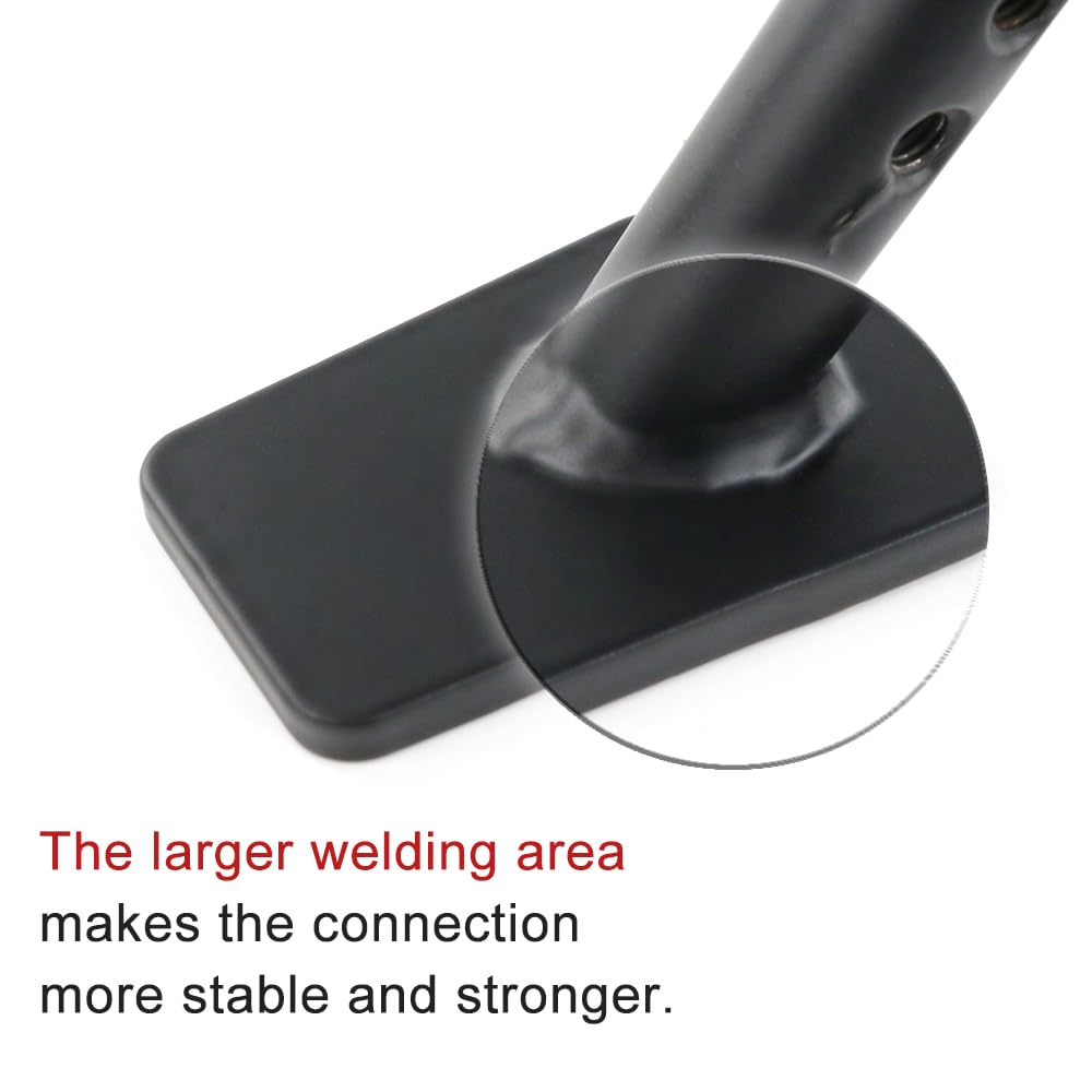 Xitomer 0-1 Inch Motorcycle Adjustable Kickstand Fit For 2023 2022 Klr650 2008-2018 Klr650 Adjustable Side Stand (Adjustable 0-2