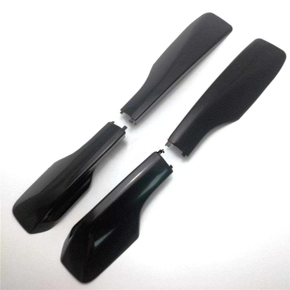 High Flying Car Accessories Black Roof Rack Rails End Cap Protection Cover Shell For Toyota Rav4 2001-2005