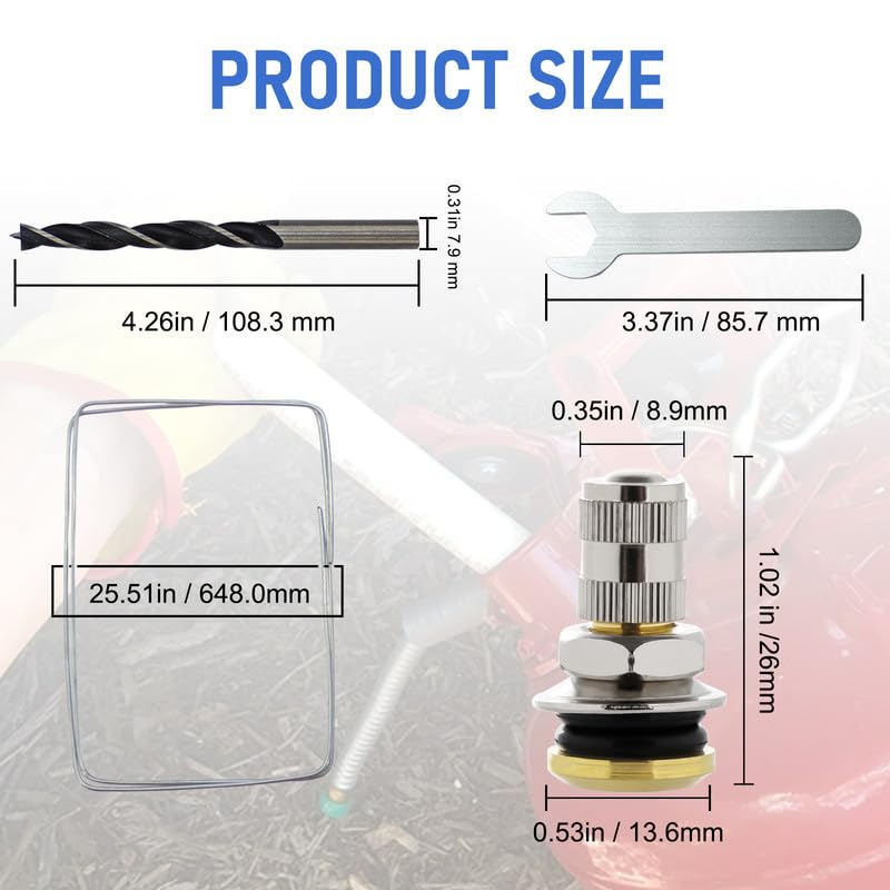 Taotazon Gas Can Vent Caps, 12 Pack Fuel Tank Exhaust Caps, Metal Replacement Plug For Faster Flow, Leak-Proof Jug Vents