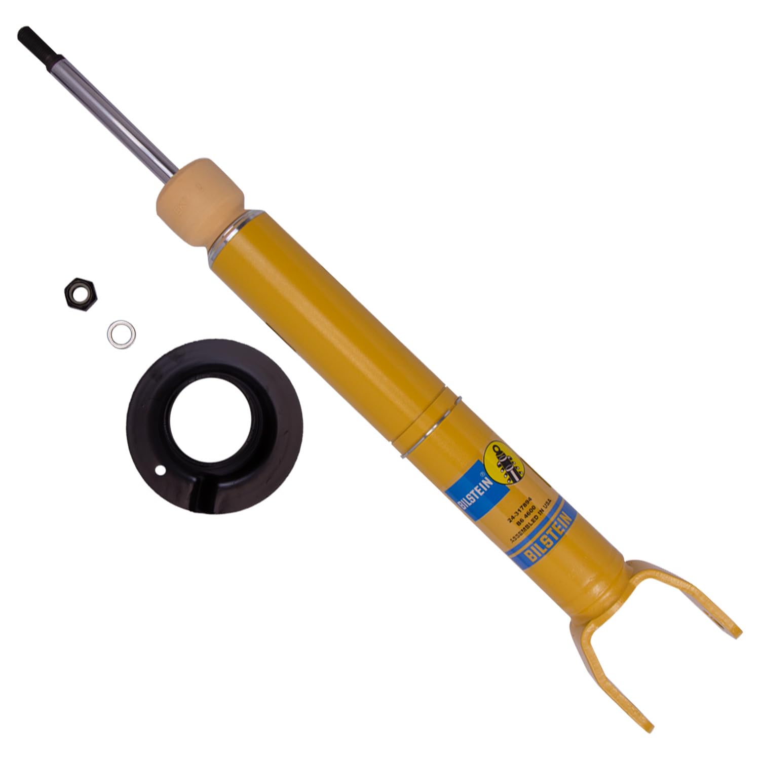 Bilstein 24-317894 - B6 4600 Series Front Driver Or Passenger Side Monotube Smooth Body Non-Adjustable Shock Absorber