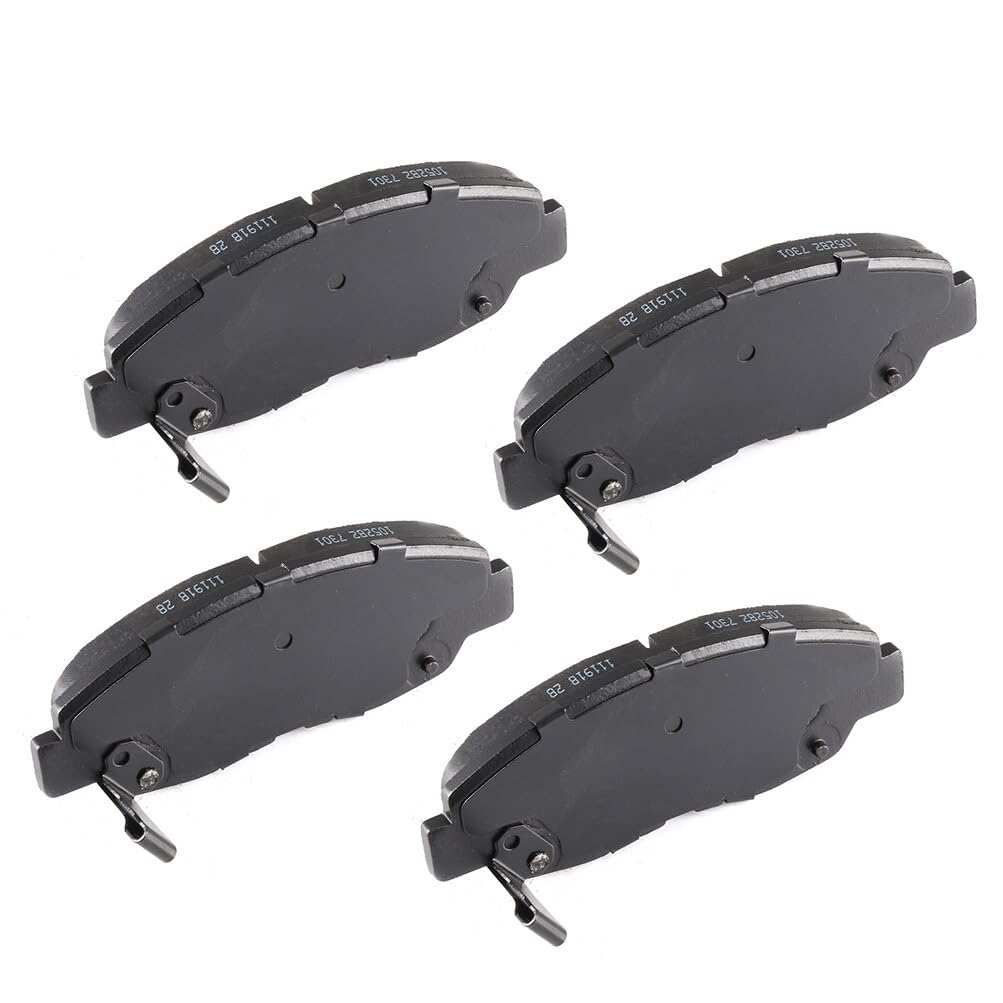 Automuto 4Pcs Front Ceramic Disc Brake Pads Set D764 For Acura Cl 1997-1999,For Acura El 1997-2005,For Honda Civic 1996-2011,For