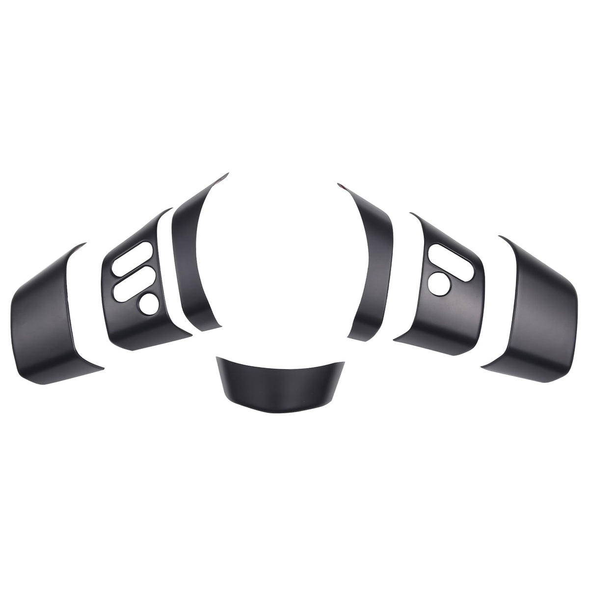 7Pcs Steering Wheel Button Frame Cover Trim Compatible With Toyot@ Fj Cruiser 2007-2021 Aunginsy Car Steering Wheel Button Panel