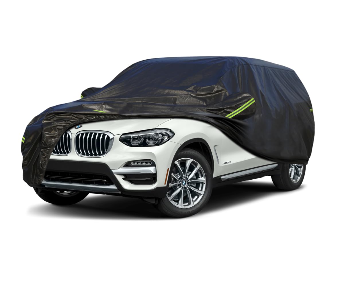 Koukou Waterproof Suv Car Cover Suitable For Bmw X3 From 2003 To 2025, 7 Layers Windproof All Weather Waterproof Outdoor Cover S