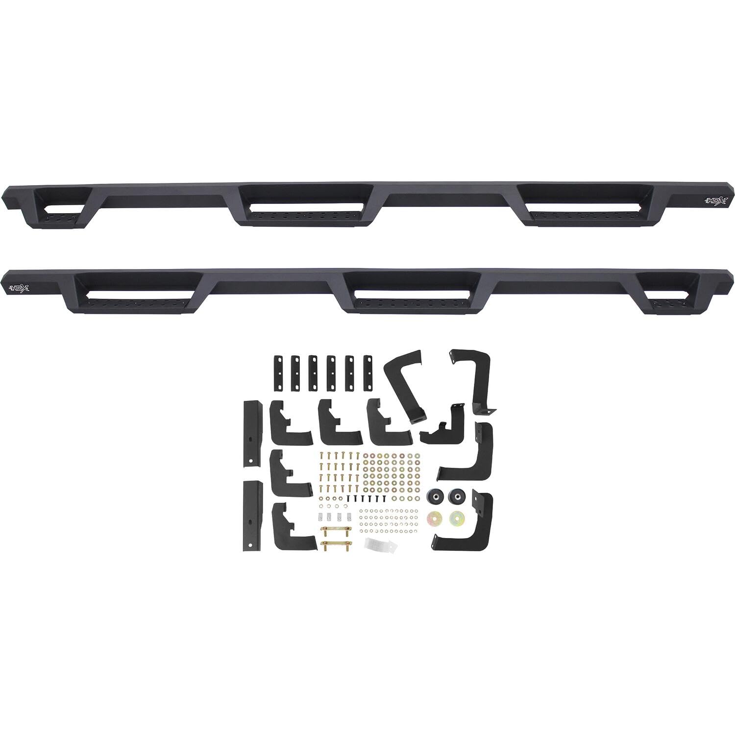 Westin 56-534025 Hdx Drop Wheel To Wheel Nerf Step Bars Fits 2017-2022 F-250 F-350 Super Duty Crew Cab (6.75' Bed) Textured Blac