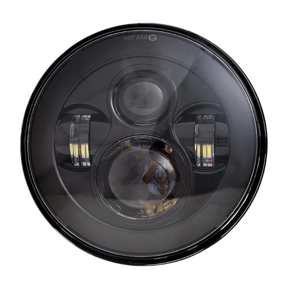 SUNPIE 7 inch Black Head light Compatible with H_arley Street Glide, Compatible with Tri Glide, Compatible with Electra Glide, Compatible with Road King