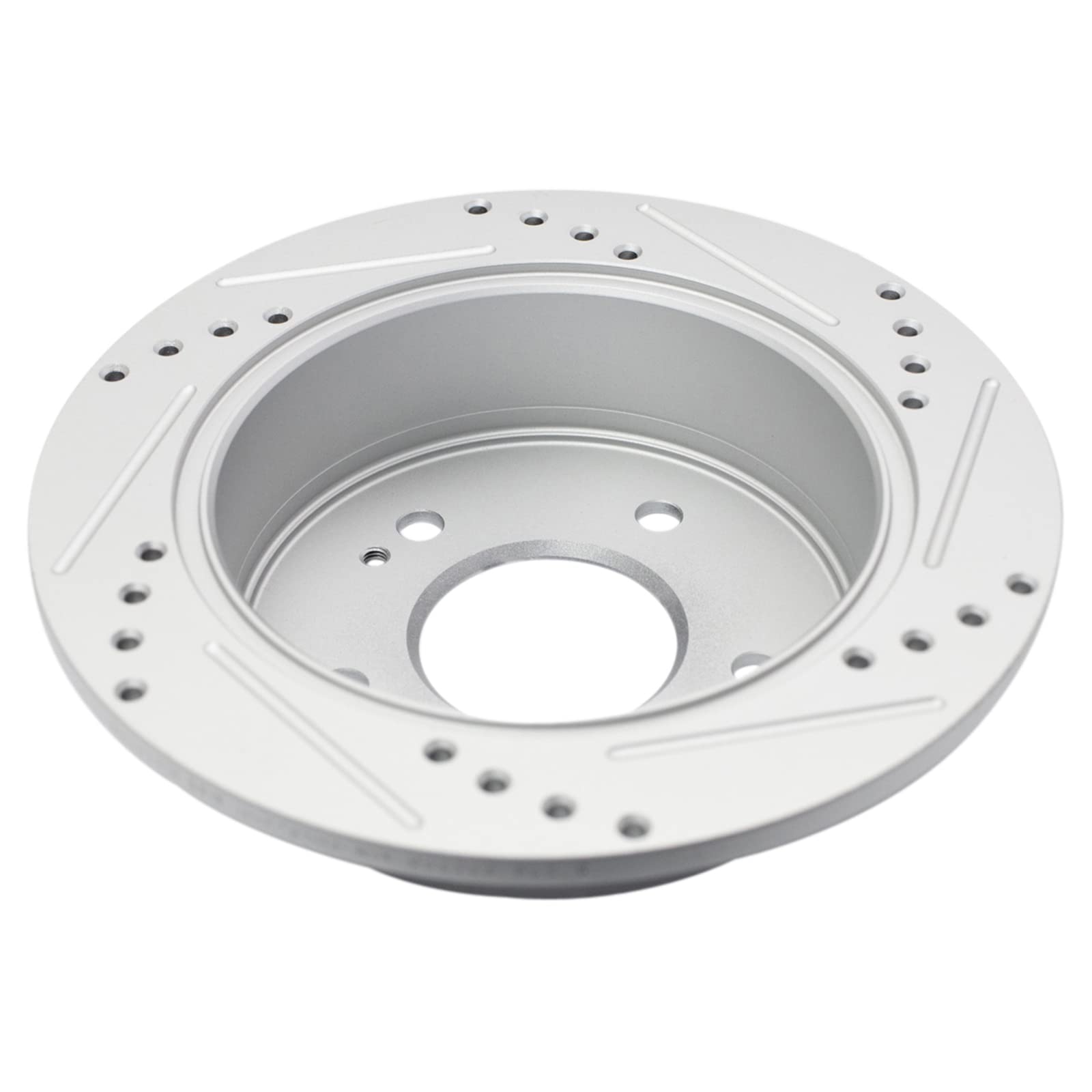 Trq Rear Performance Brake Rotors Set Premium G-Coated Compatible With 2006-2012 Mitsubishi Eclipse 2004-2012 Galant