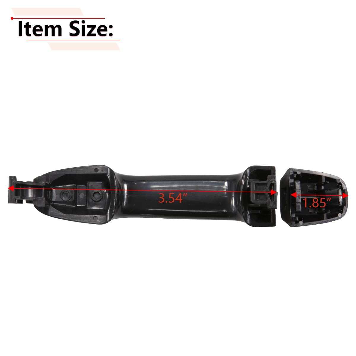 RLB-HILON Exterior Door Handle Compatible with Toyota Camry 2012 2013 2014 2015 2016 2017 Year, for Front Right Passenger Side D
