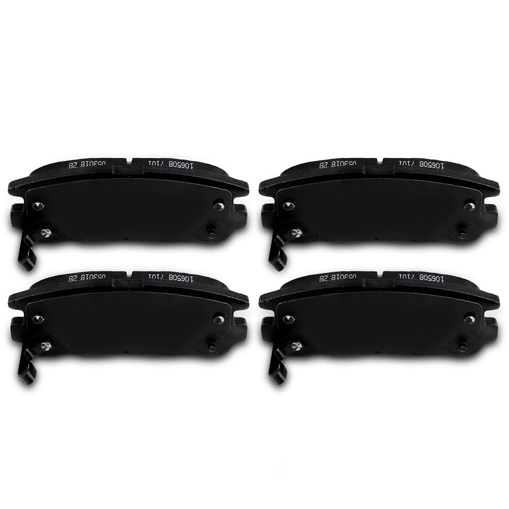 Eccpp D1275-8391 Rear Ceramic Disc Brake Pad Set Fit For Chevrolet Captiva Sport 2012-2015,For Chevrolet Equinox 2007-2017,For G