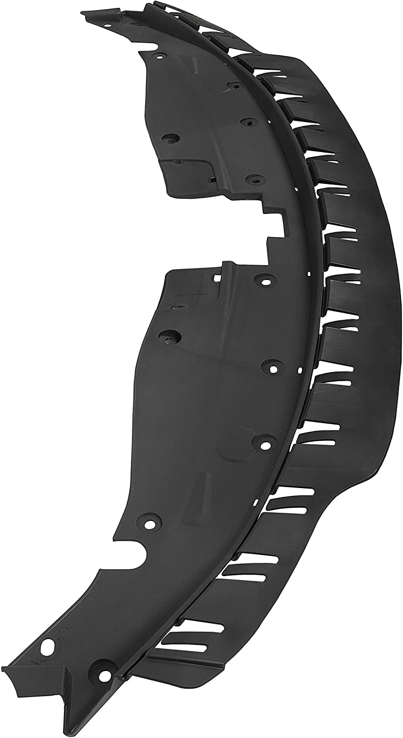 HECASA Radiator Support Cover Compatible with 2015-2023 Dodge Charger Replacement for CH1224101 68226530AE
