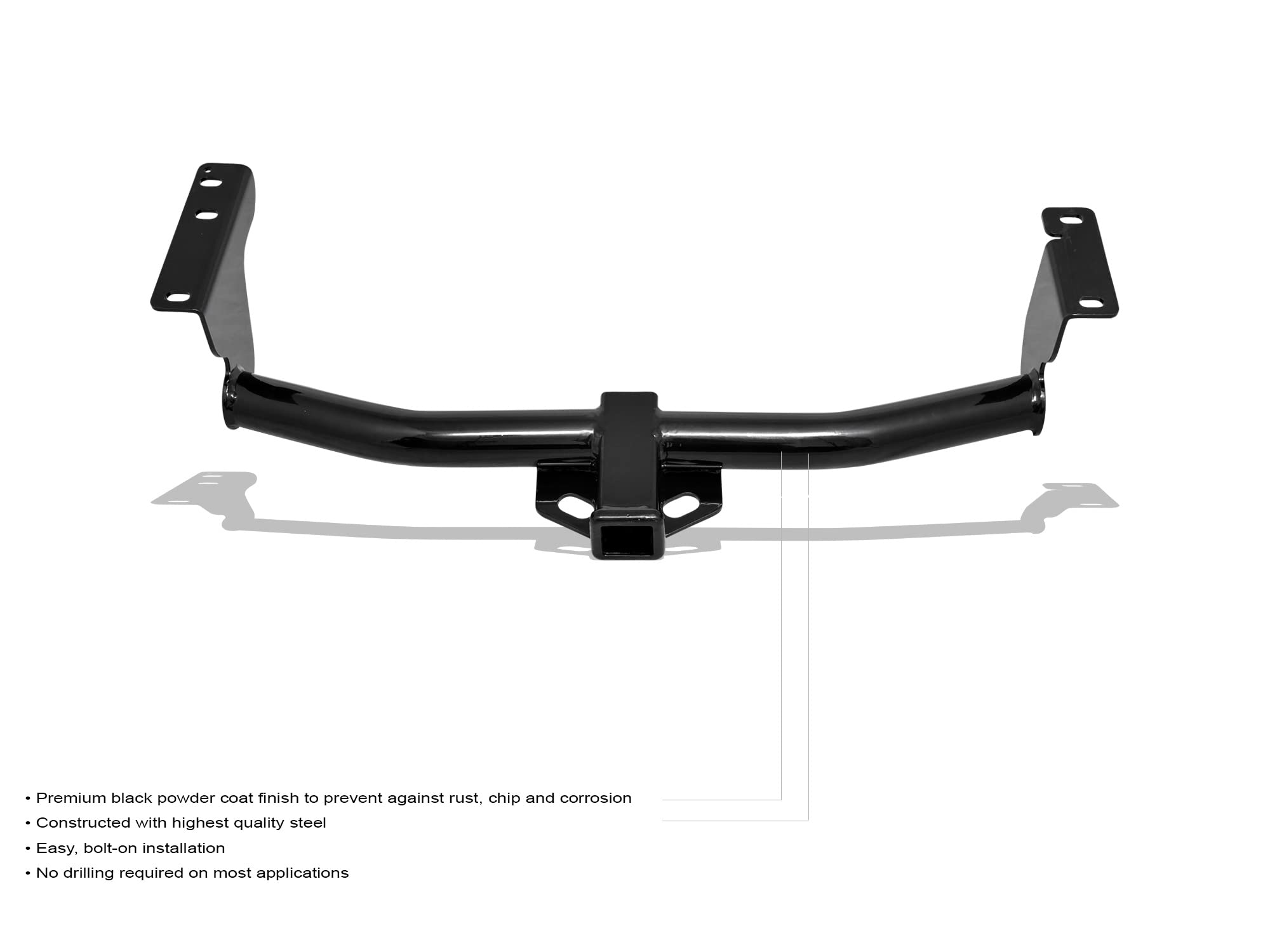 Armordillo 2009-2014 Nissan Murano Class 3 Trailer Hitch - Black