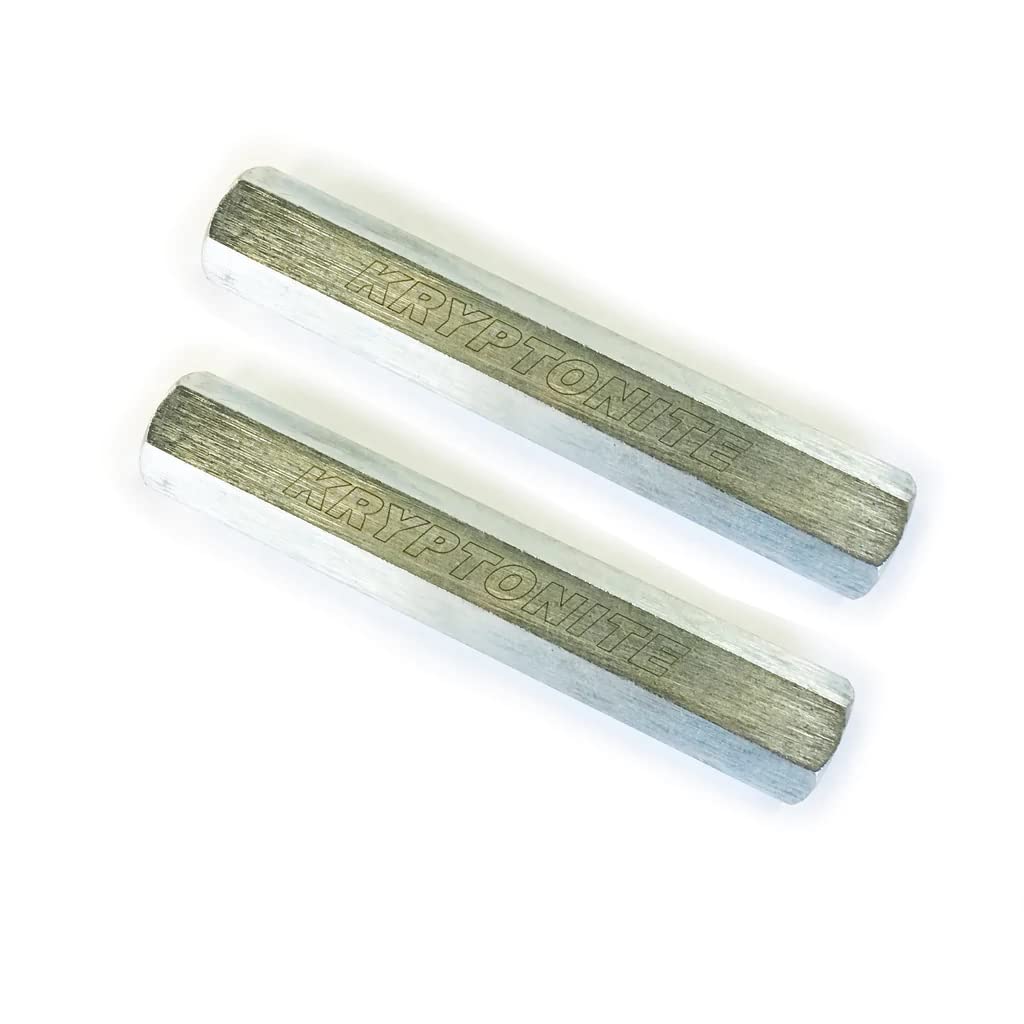 Kryptonite Solid Steel Zinc Plated Tie Rod Sleeves Compatible With 1999-2010 Chevy/Gmc 1500Hd/2500Hd/3500 Hummer H2 Suburban Tah